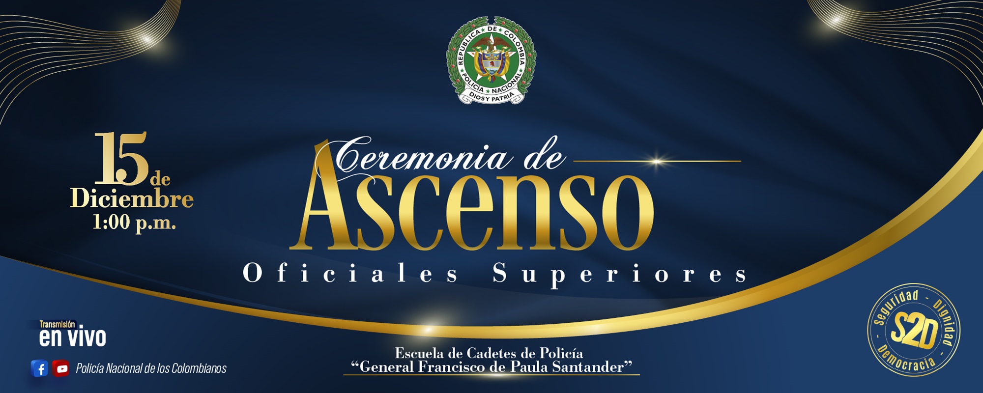 Ceremonia de ascenso oficiales superiores
