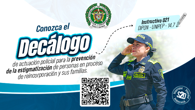 Conozca el Dec&aacute;logo de actuaci&oacute;n policial para la prevenci&oacute;n de la estigmatizaci&oacute;n