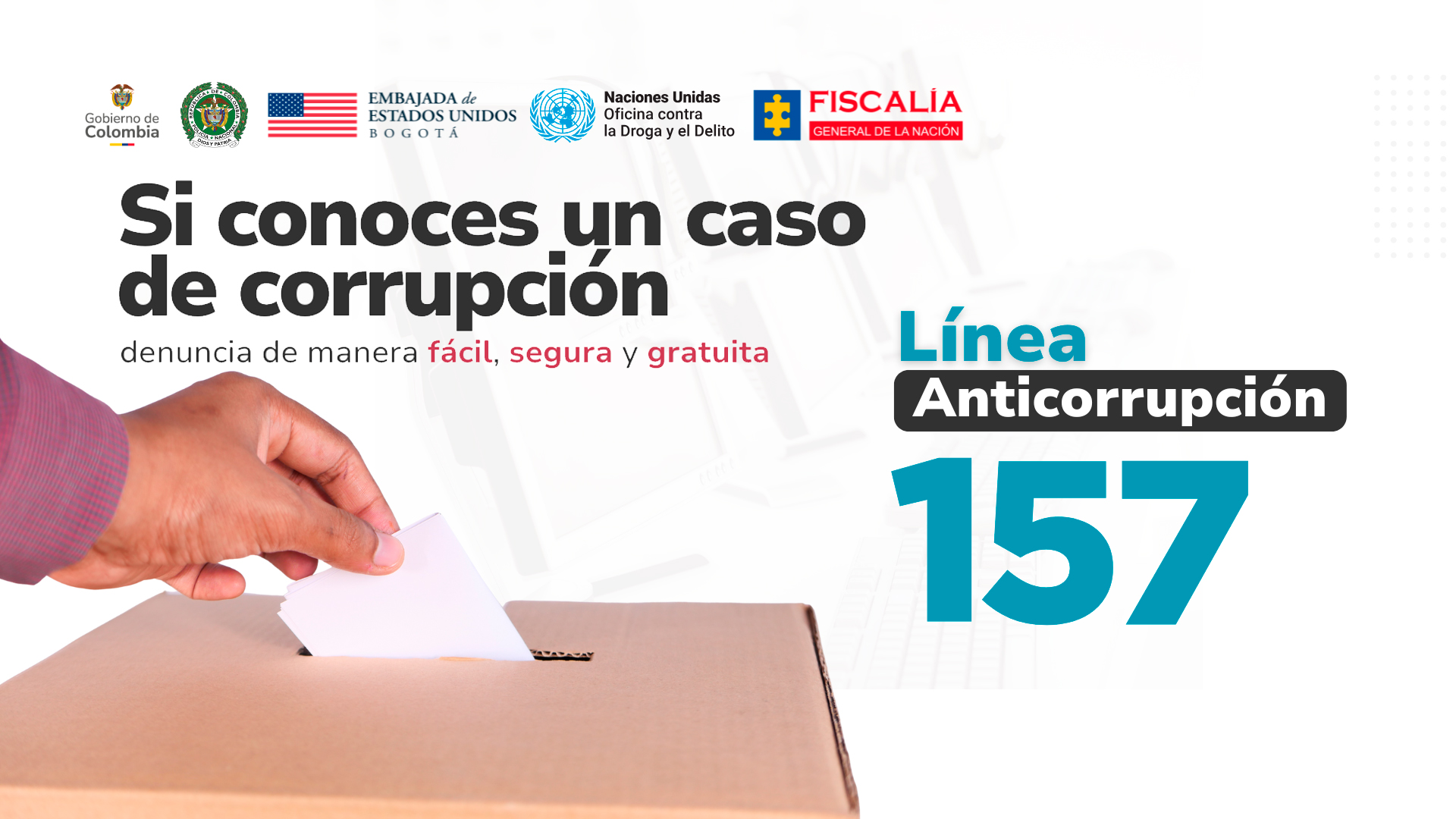 como denunciar linea 157