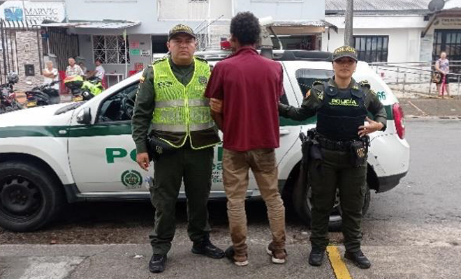  Policía capturó un hombre por el delito de fabricación, tráfico y/o porte de armas de fuego o municiones en Villavicencio