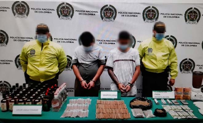 dos capturados en moravia por tráfico de estupefacientes