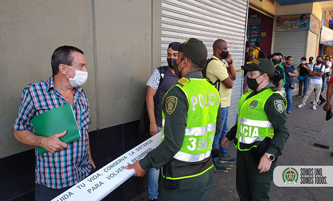 Invitamos a realizar las compras con las medidas de bioseguridad y a través de plataformas virtuales 