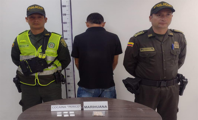 Capturado por comercializar estupefacientes 