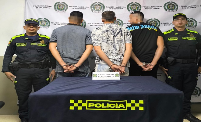 Tres capturados por el delito de homicidio