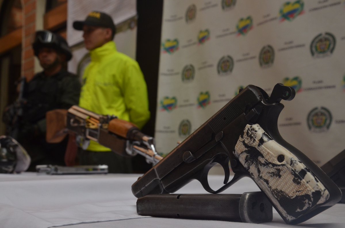 Ofensiva permite incautar armas de fuego a la organización delincuencial “picacho”