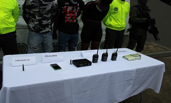 Capturados tres presuntos integrantes de grupo delincuencial en Quibdó dedicados al microtráfico y hurto Capturados tres presuntos integrantes de grupo delincuencial en Quibdó dedicados al microtráfico y hurto