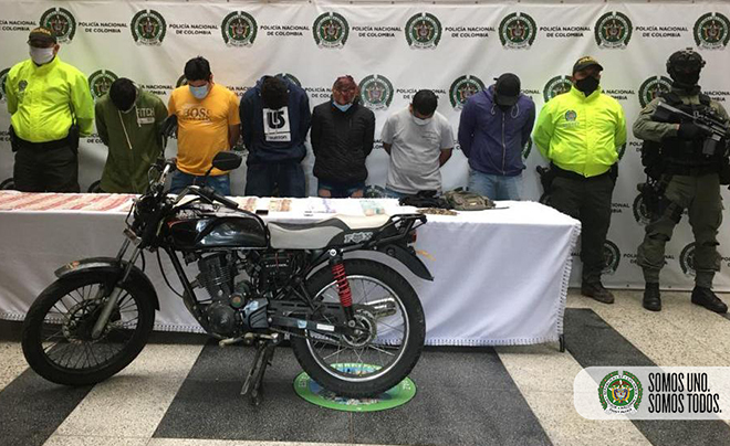 Seis capturados y una notificación para imputación del grupo delincuencial ‘los ototos’