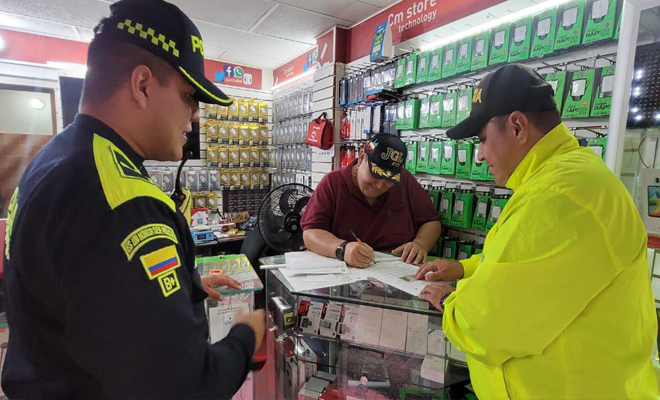 La Policía Metropolitana de Villavicencio adelanta operativos contra el hurto de celulares