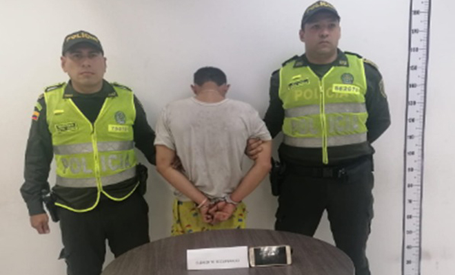 Capturado por el delito de hurto