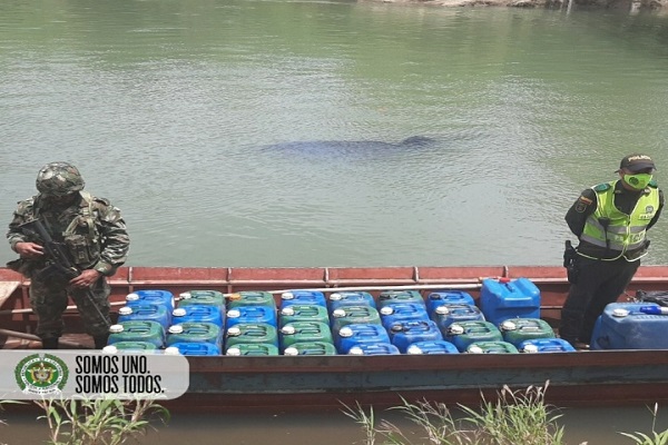 1.970 galones de combustibles fueron incautados en acciones contra la minería ilegal 1.970-galones-de-combustibles-fueron-incautados-en-acciones-contra-la-minería-ilegal