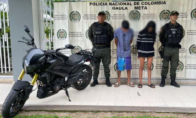 Capturados por el delito de extorsión