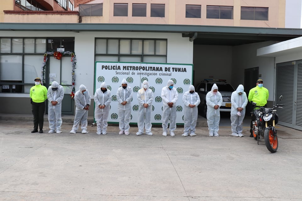 En Tunja desarticulamos la banda delincuencial común organizada "los parientes" Captura-parientes