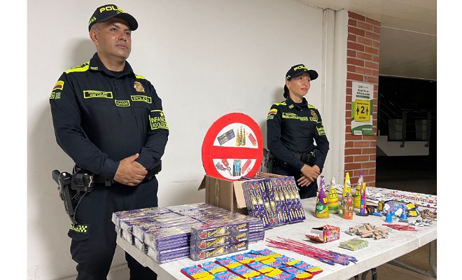 Incautación de pólvora