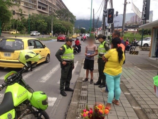 Actividades de seguimiento y control en los principales lugares de la ciudad