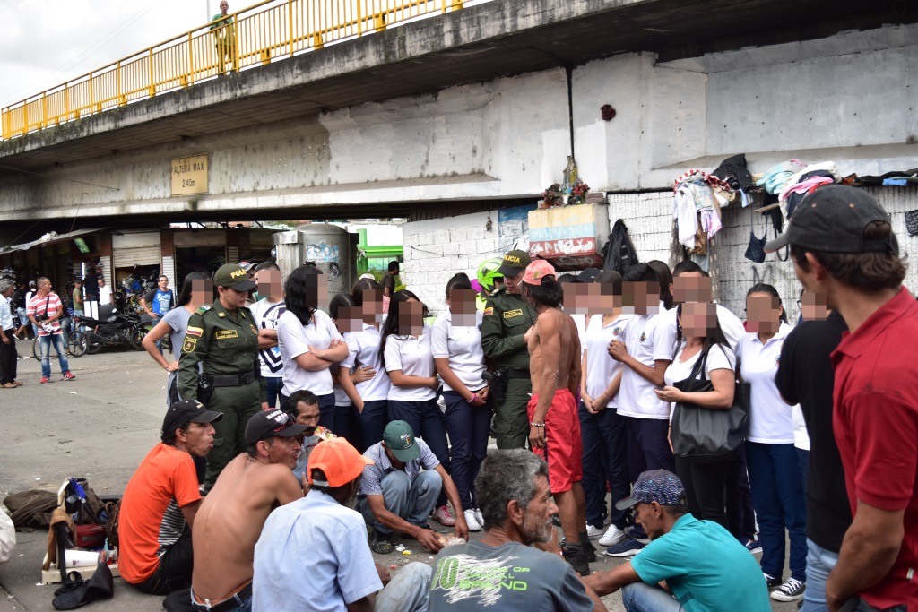 14 jóvenes de Santuario se hicieron participes de la actividad En Risaralda se realizó la campaña en los zapatos del otro