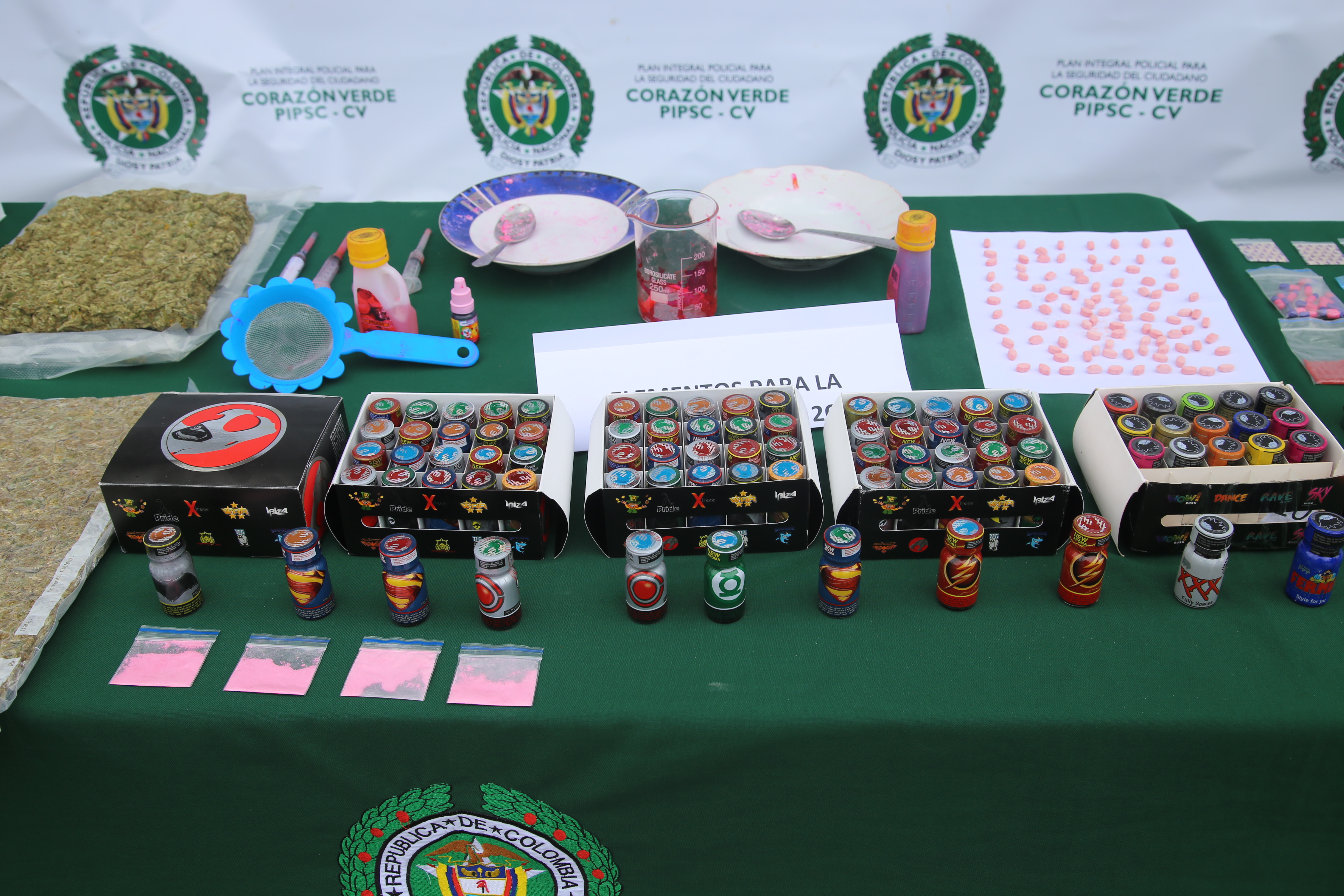 De la mano con el CTI, desarticulamos la estructura del delincuencial “génesis” incautacion_droga_sintetica