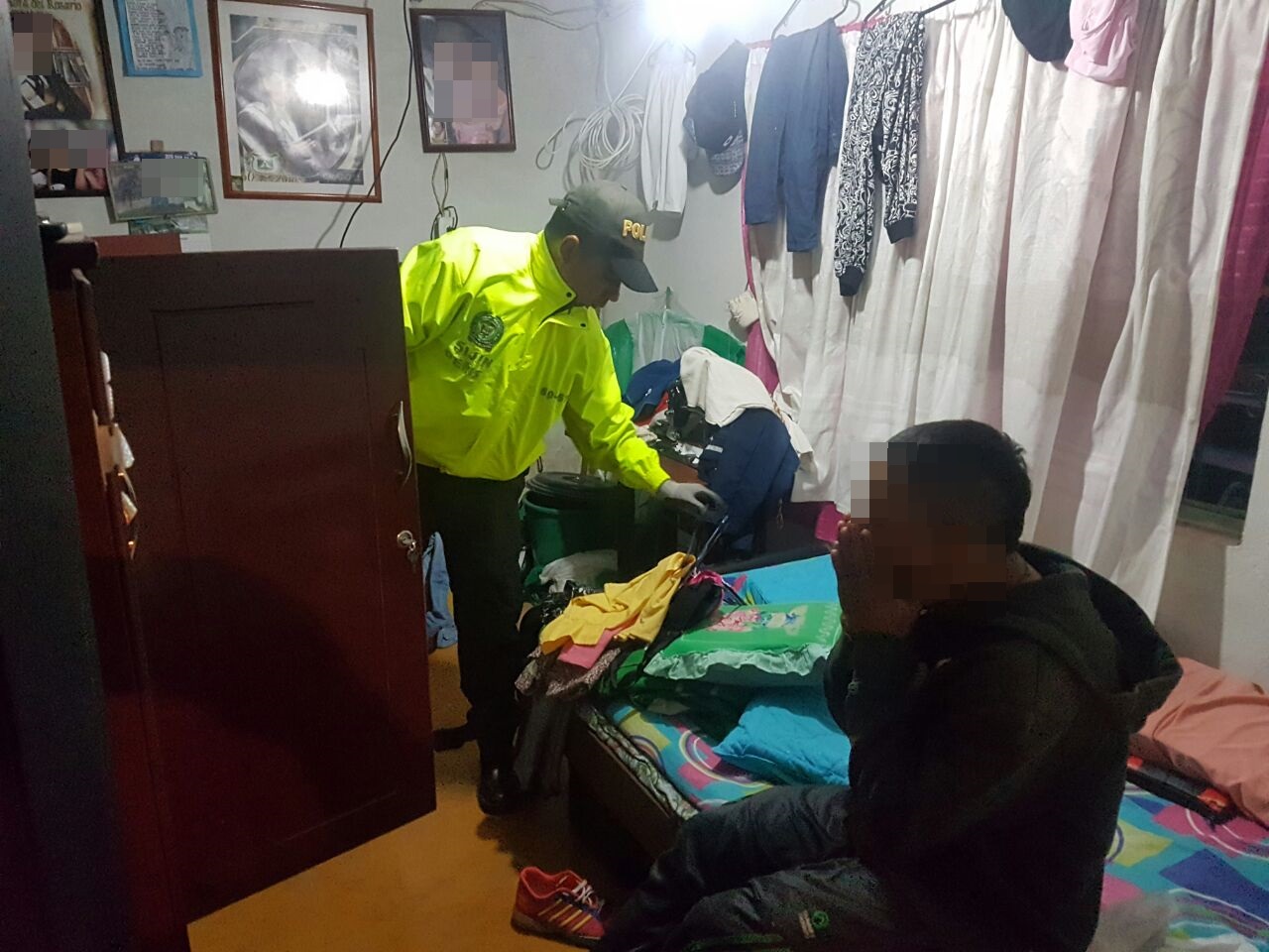 Allanamientos realizados de manera simultánea permitieron la captura de nueve personas 09 detenidos dejaron los allanamientos en Belén de Umbría