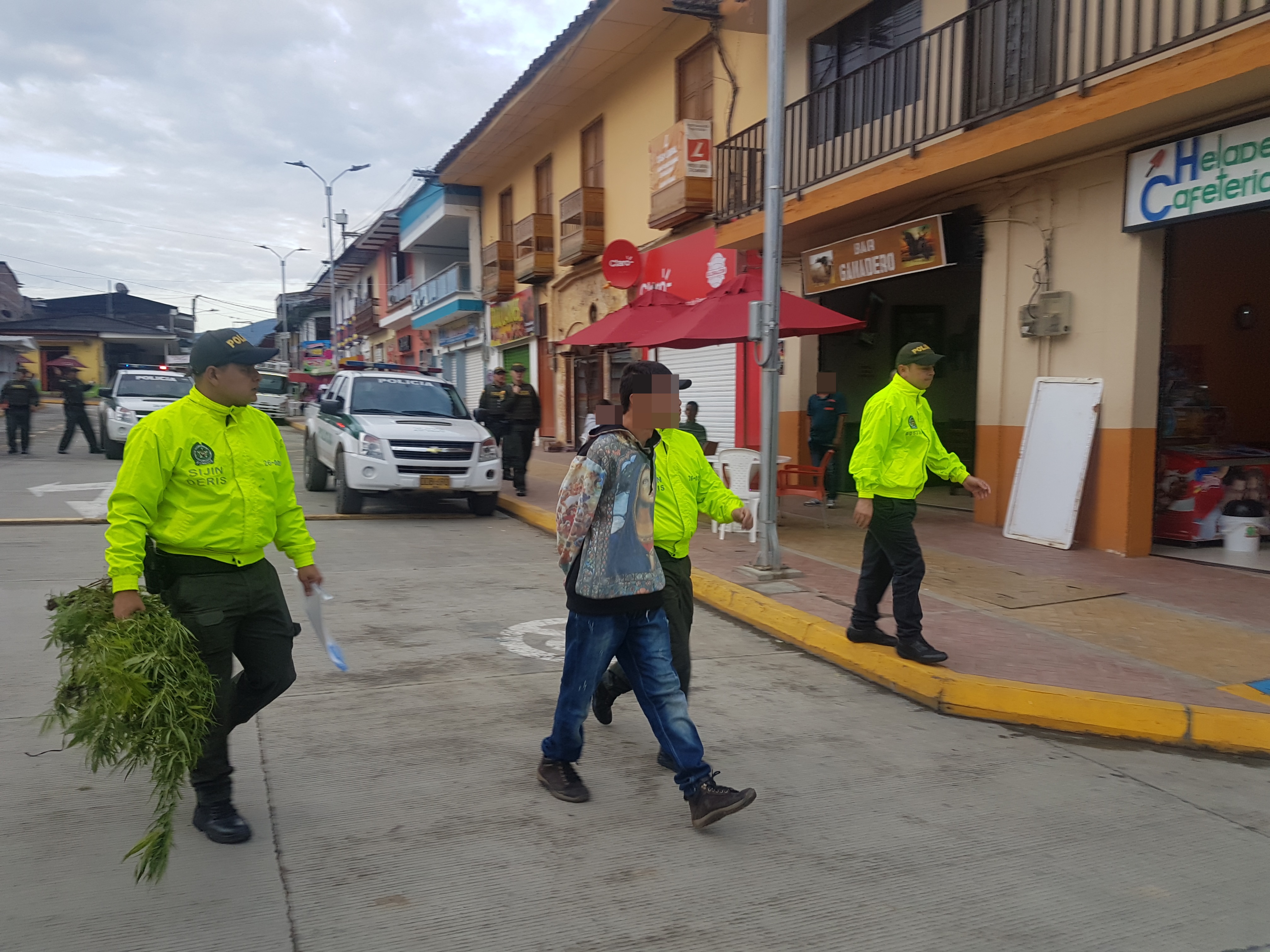 Allanamientos realizados de manera simultánea permitieron la captura de nueve personas 09 detenidos dejaron los allanamientos en Belén de Umbría