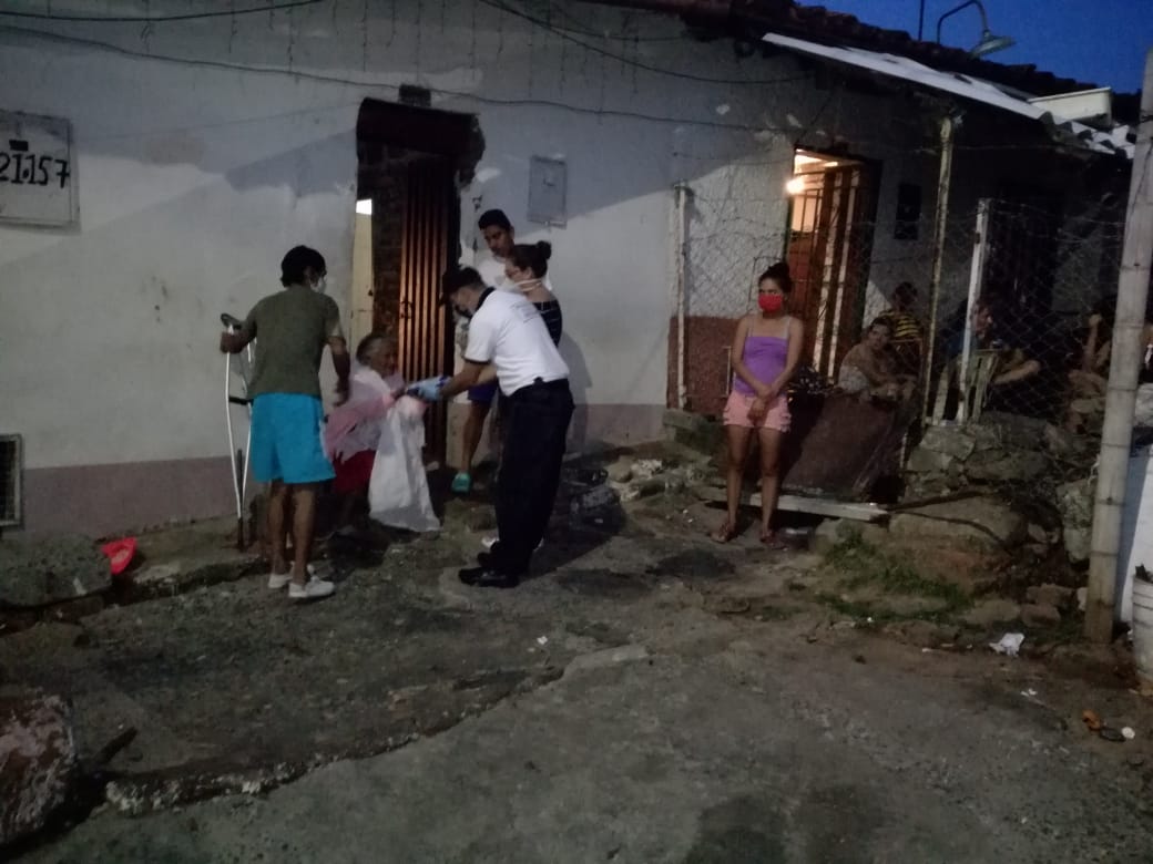 Llevamos ayudas a familias vulnerables a causa del COVID-19 en Santander