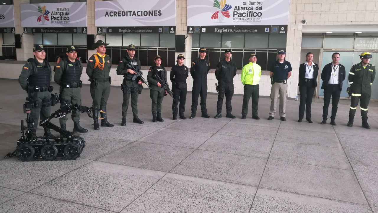 Dispositivo de seguridad para XII Alianza del Pacífico Más de 2000 uniformados dispuestos en Cali para seguridad del evento