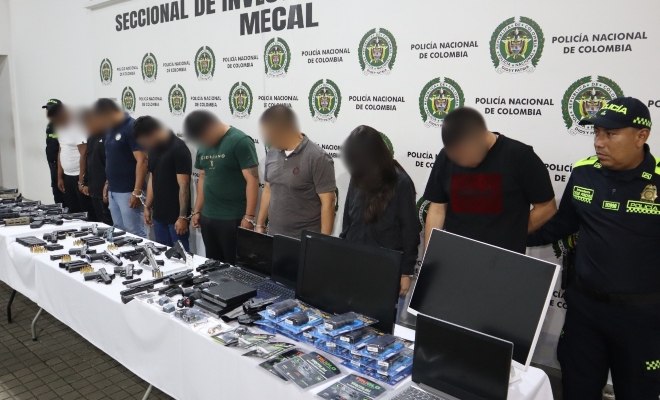 Seguridad ciudadana Oficina de asesorías jurídicas ocultaba armas para grupos criminales