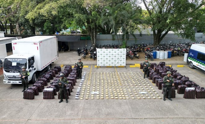 Incautadas dos toneladas de marihuana en la v&iacute;a Panamericana, en el norte del Cauca