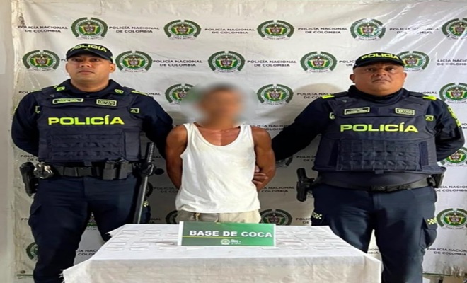 Polic&iacute;a Nacional captur&oacute; a dos personas por tr&aacute;fico de estupefacientes en Luruaco y Baranoa, Atl&aacute;ntico