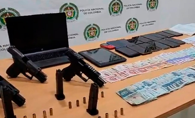 Elementos incautados Elementos incautados