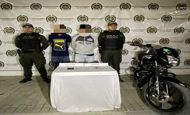 Capturados presuntos extorsionistas en Santa Marta