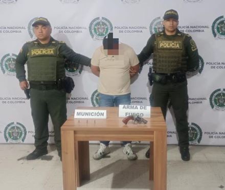 Capturado con revólver ilegal Patrullaje preventivo permitió la captura de un hombre