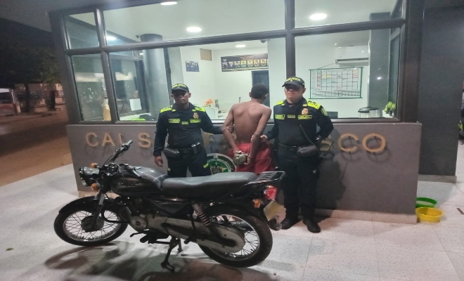 Capturado en operativo contra el hurto a motocicletas Capturado en operativo contra el hurto a motocicletas