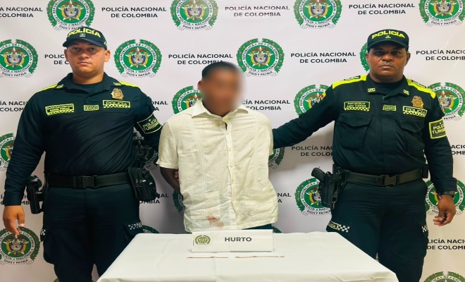 Capturado alias &ldquo;El Cuellar&rdquo; por presunto hurto a un turista en Cartagena