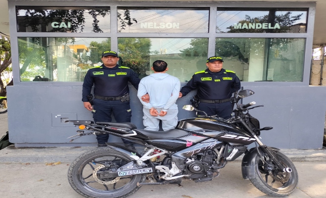 Capturado en operativo contra el hurto a motocicletas Capturado en operativo contra el hurto a motocicletas