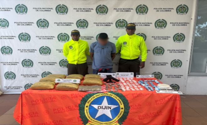 Incautados más de 9.659 kilogramos de marihuana, 272 gramos de cocaína, un arma de fuego, un proveedor y una gramera.  Incautados más de 9.659 kilogramos de marihuana, 272 gramos de cocaína, un arma de fuego, un proveedor y una gramera.