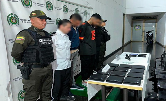 Autoridades desmantelan red internacional de estafas y secuestro que operaba desde Medellín Autoridades desmantelan red internacional de estafas y secuestro que operaba desde Medellín