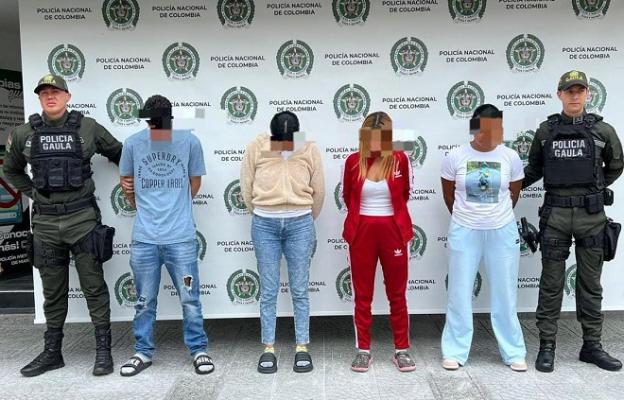 Desarticulado un grupo de delincuencia común organizado dedicado a extorsionar Capturados por el delito de extorsión y concierto para delinquir