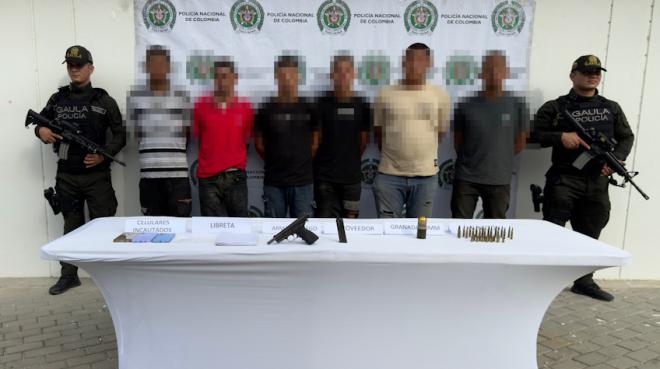 Capturados seis personas dedicadas a la extorsión y amenazas  Golpe contundente a los Los Pachencas en el Magdalena