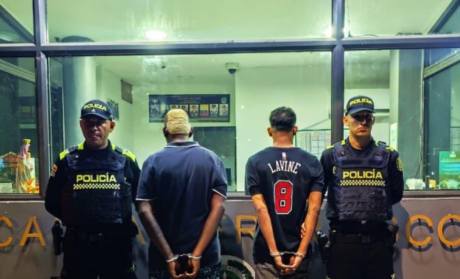 Capturados por el delito de porte ilegal de armas de fuego
