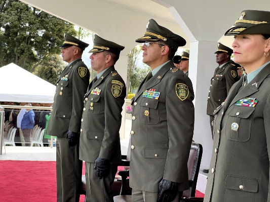 Escuela de Suboficiales y Nivel Ejecutivo “Gonzalo Jiménez de Quesada” recibió la visita del señor coronel Marco Alexander Millán Sánchez, director de Educación Policial de la Policía Nacional