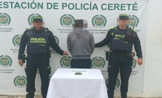 dos polic&iacute;as y un ciudadano capturado por el delito de tr&aacute;fico, fabricaci&oacute;n o porte de estupefacientes