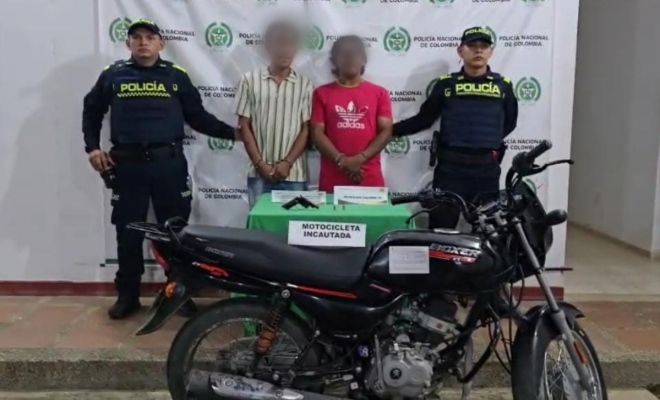 Durante el registro a personas, la patrulla halló en su poder un arma de fuego 