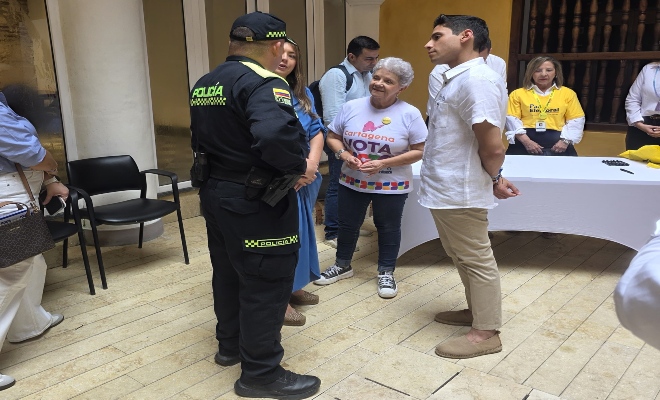 El Coronel Diego Pinzón, contó con la participación de representantes