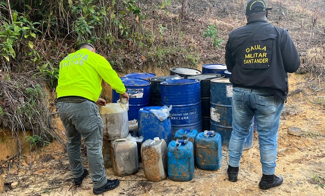 Elementos para el procesamiento de la cocaina Elementos para el procesamiento de la cocaina