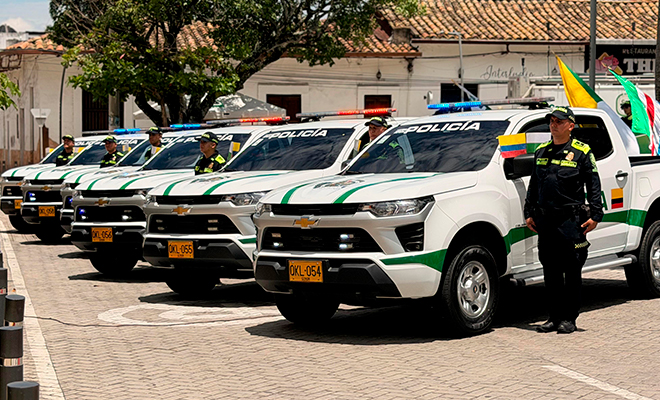 Entrega de los vehículos a las autoridades municipales 
