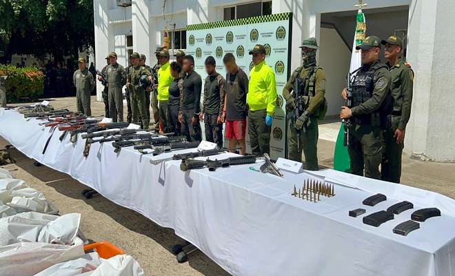 desarrollaba acciones de extorsión a mineros, comerciantes y campesinos. Captura de integrantes del Frente de Guerra “Darío Ramírez Castro” del ELN