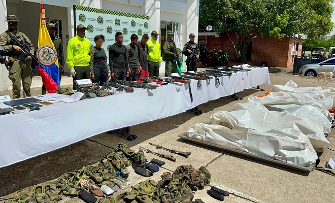 desarrollaba acciones de extorsión a mineros, comerciantes y campesinos. Captura de integrantes del Frente de Guerra “Darío Ramírez Castro” del ELN