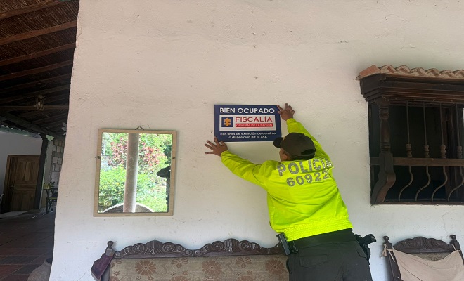 Operación “La Chuspa y La Quinta”, logrando la materialización de medidas de extinción de dominio sobre dos predios rurales tipo finca.