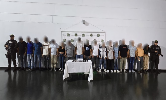Contundente golpe al grupo delincuencial organizado "Caicedo", 21 integrantes fueron capturados Contundente golpe al grupo delincuencial organizado "Caicedo", 21 integrantes fueron capturados