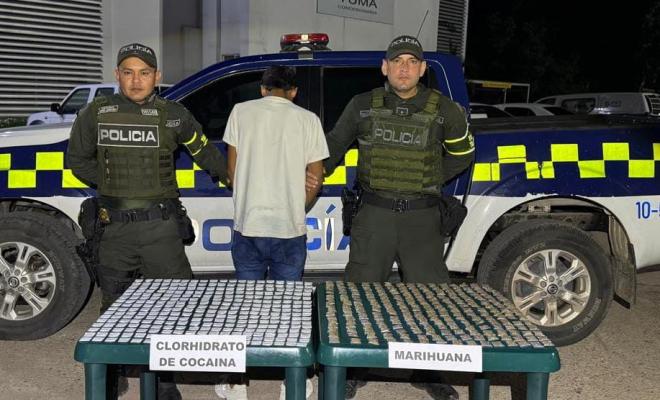 El sujeto fue sorprendido en un puesto de control vial.