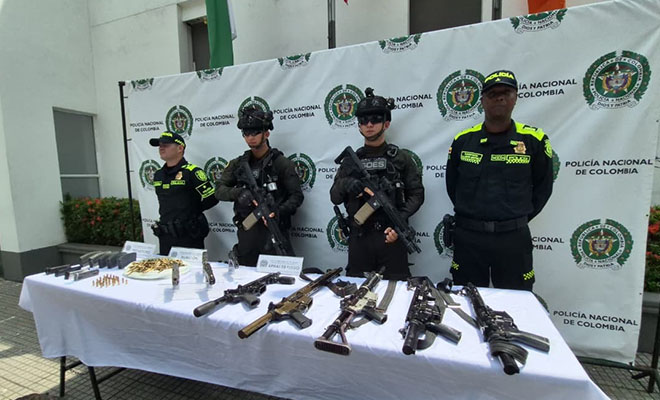 Incautado arsenal de guerra a estructura criminal con injerencia en el Urab&aacute; antioque&ntilde;o